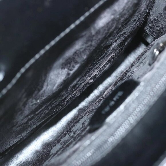 GUCCI Hand Bag Leather Black Auth 68145 - Picture 10 of 15